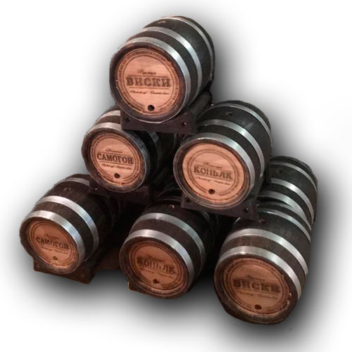 Бочка «Виски» браш. коричневая 5 литров