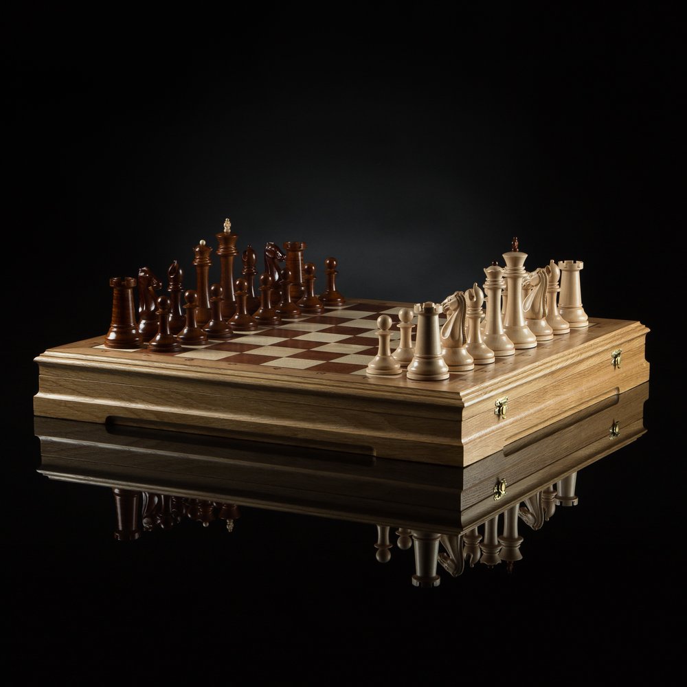 KADUN шахматы Стаунтон Фаворит (светлая доска)